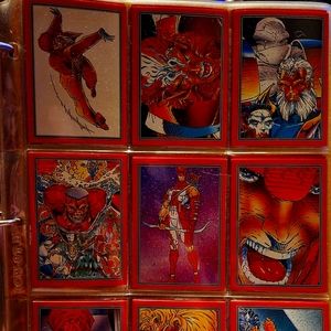 Vintage YOUNGBLOOD BY COMIC IMAGES 1992 CARDS Rob Liefeld. Cards 10-18 set of 9